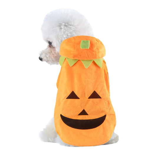 Pumpkin Pup Fleece Hoodie
