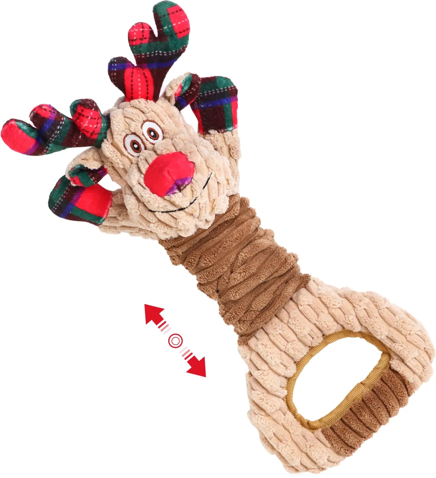 Christmas Dog Fetch Squeaky Toy