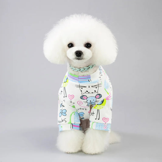 Animal Printed Dog Jumpsuit