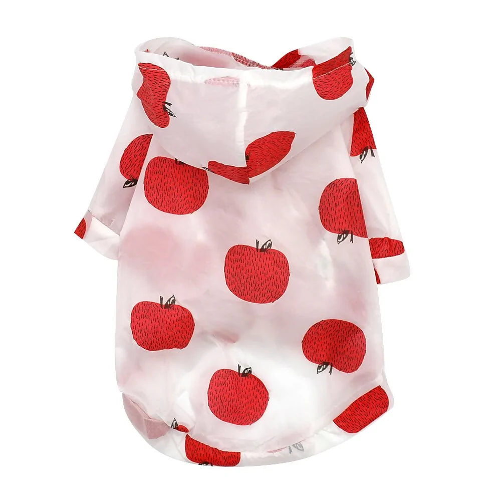Tomato Dog Raincoat