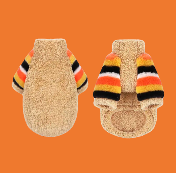 Rainbow Sleeve Dog Sweater
