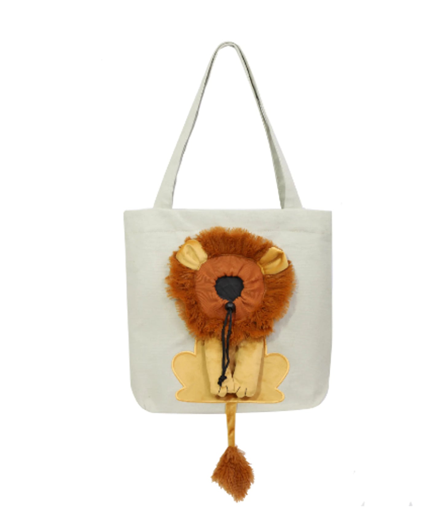 Lion Design Canvas Pet Bag