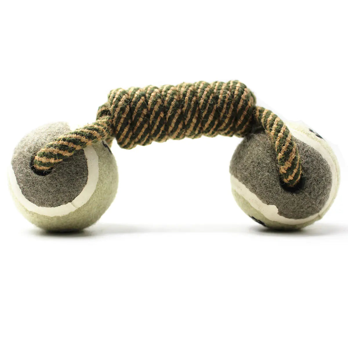 Cotton Rope Dog Toy with Tennis Ball