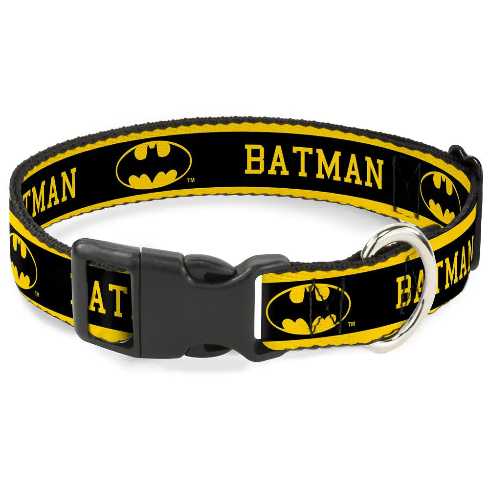 Batman Black Dog Collar