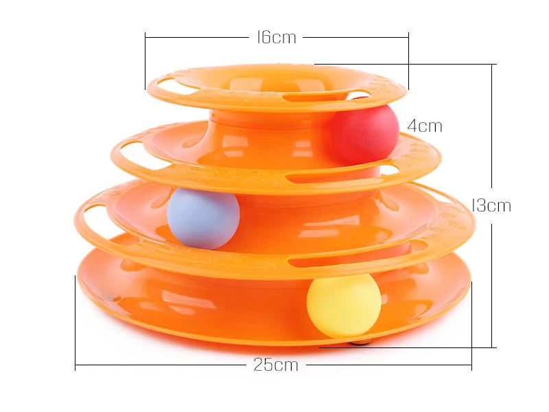 WhirlPlay Cat Toy Tower