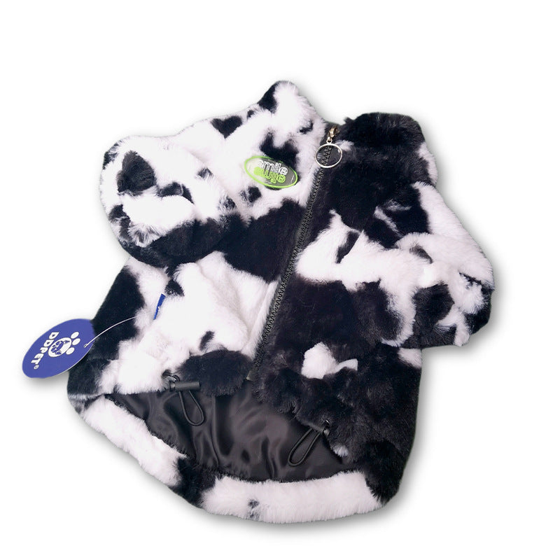 Faux Fur Dog Jacket