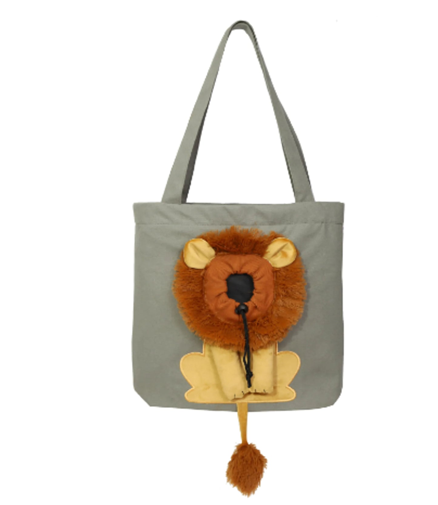 Lion Design Canvas Pet Bag