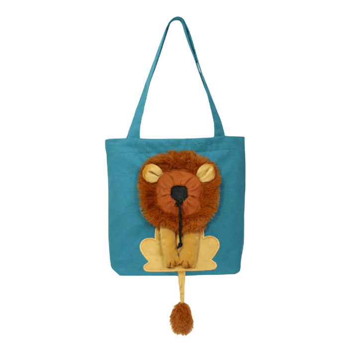 Lion Design Canvas Pet Bag