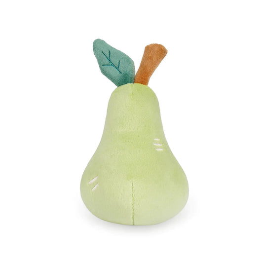 Pear Squeaky Plush Dog Toy