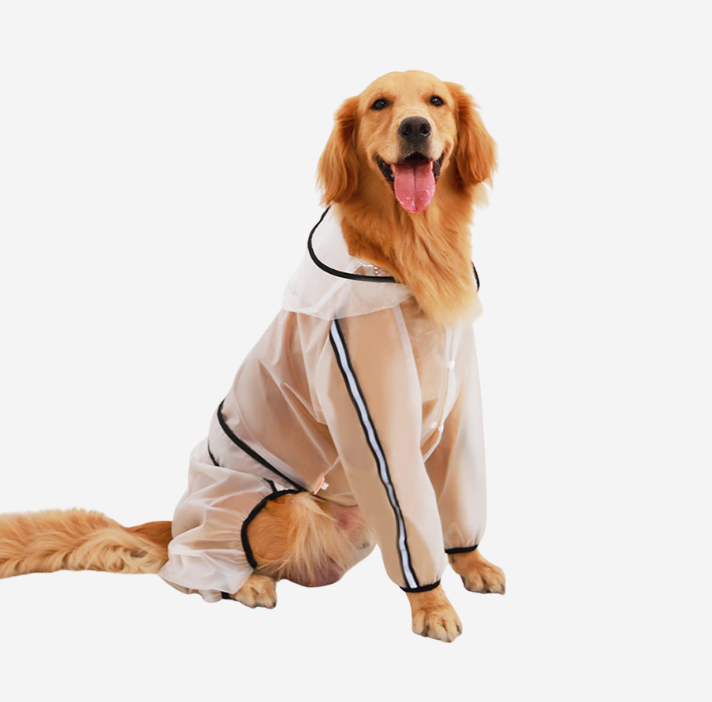 Waterproof Raincoat for Large Dogs