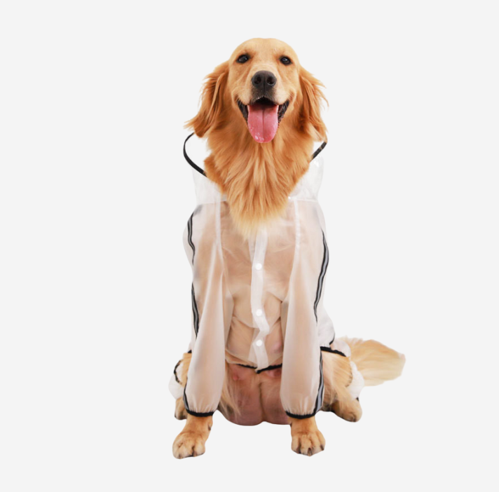 Waterproof Raincoat for Large Dogs