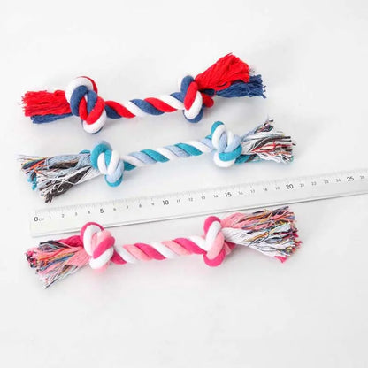Double Rope Knot Pet Toy