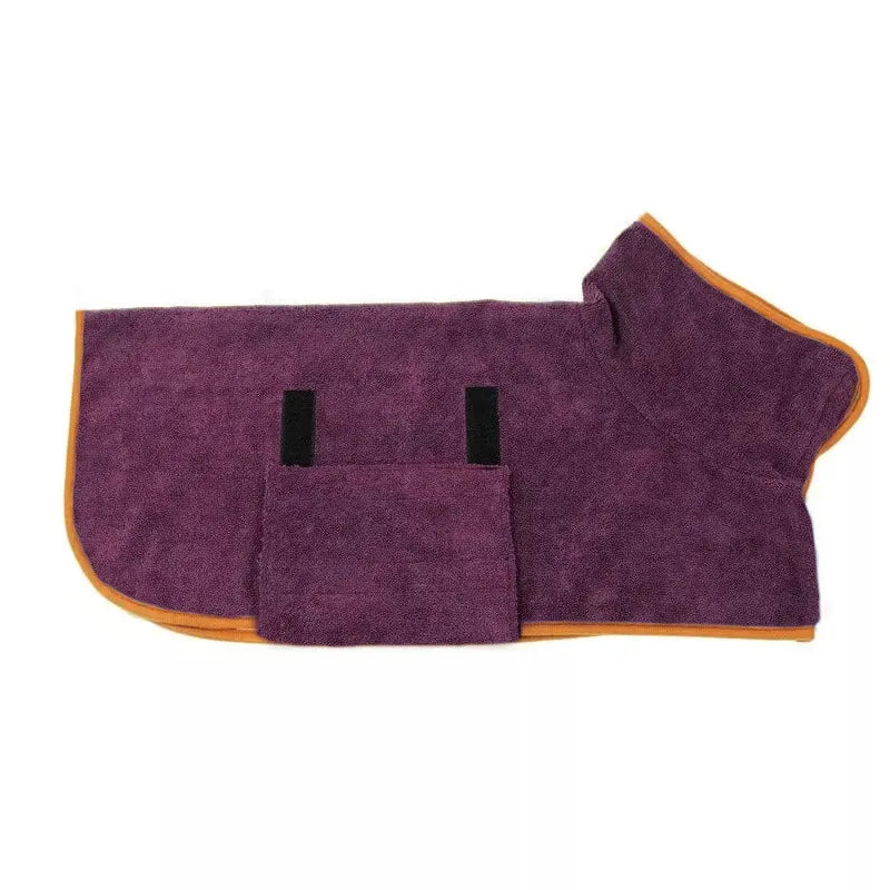 Microfiber Dog Bathrobe