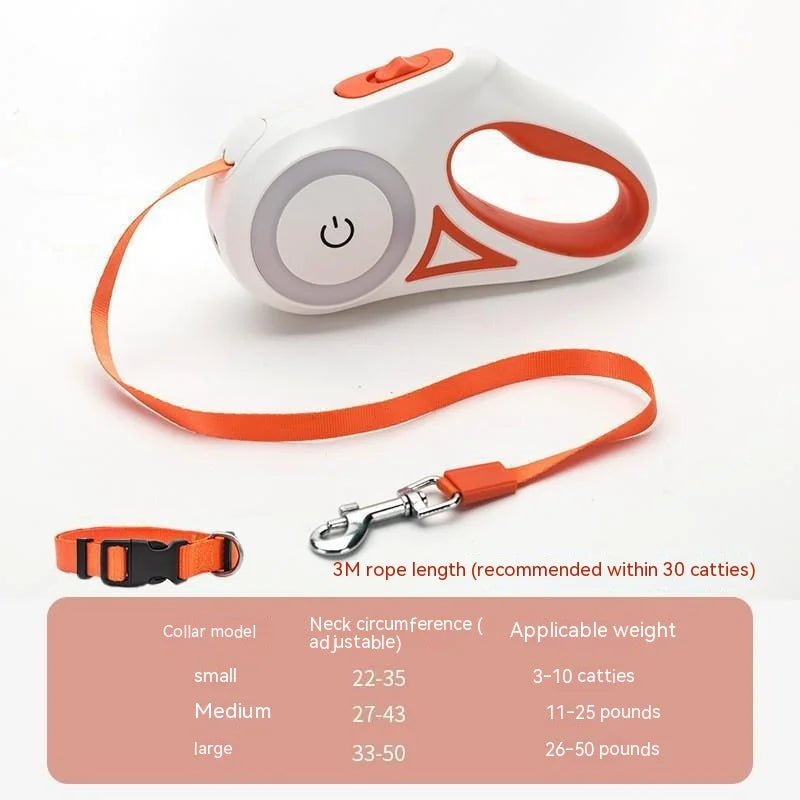 Dog Leash with LED Light