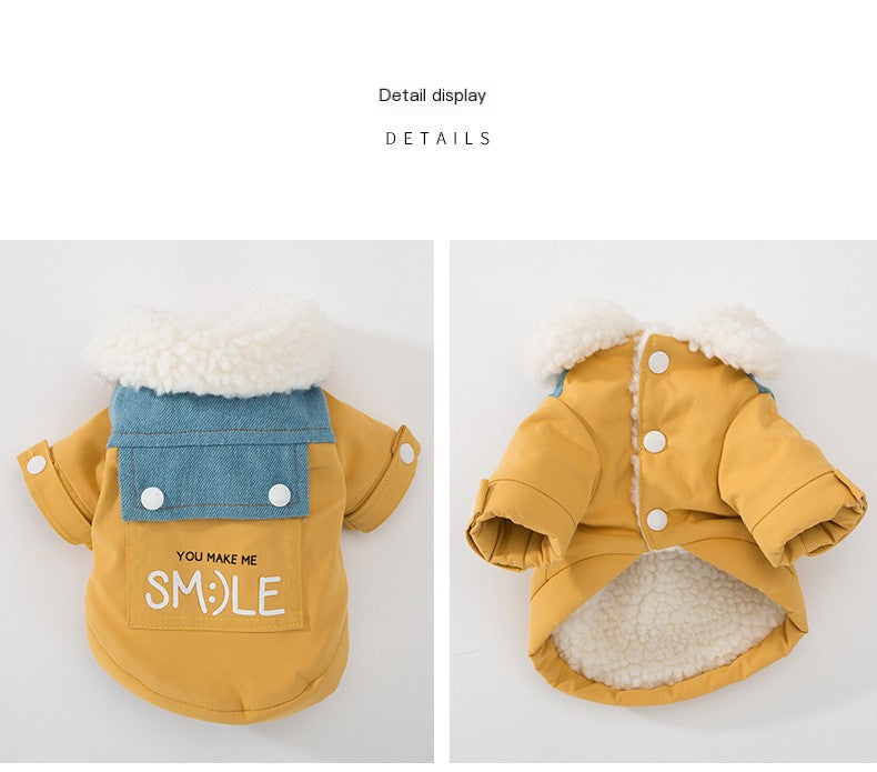 You Make me Smile Dog Coat