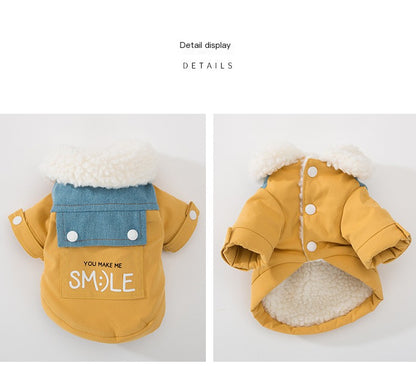 You Make me Smile Dog Coat