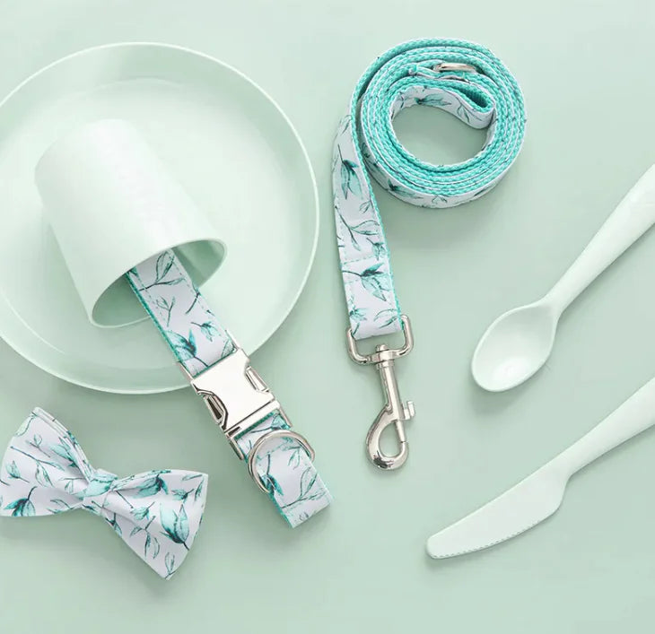 Floral Pet Leash Set