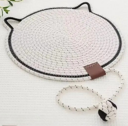 Braided Cotton Cat Mat