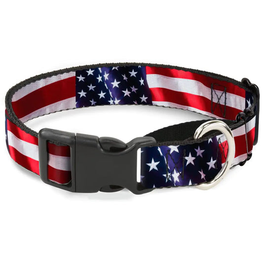 American Flag Dog Collar