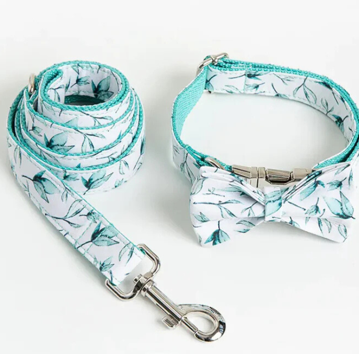 Floral Pet Leash Set