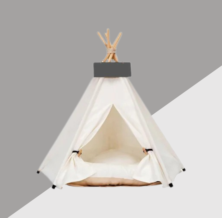 Cozy Wooden Pet Tent