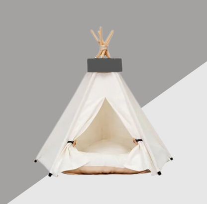 Cozy Wooden Pet Tent
