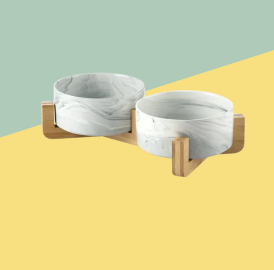 Ceramic Double Bowl