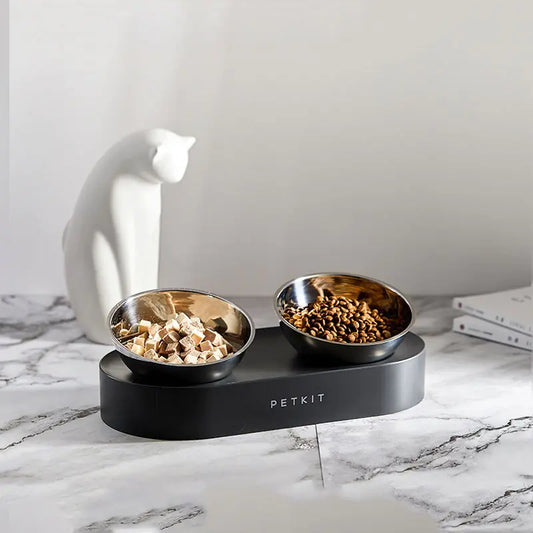 PetKit Stainless Steel Double Feeder Bowls