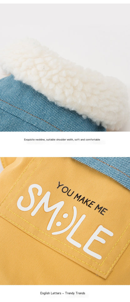 You Make me Smile Dog Coat