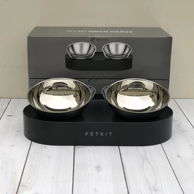 PetKit Stainless Steel Double Feeder Bowls