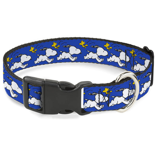 Snoopy Running Dog Collar