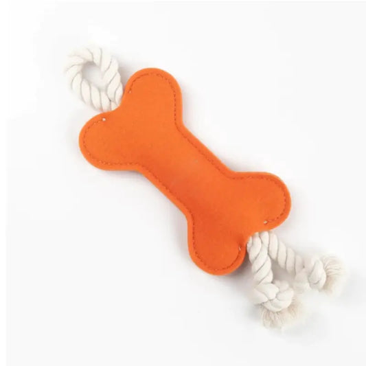 Bone Shape Fetch&Tug Toy