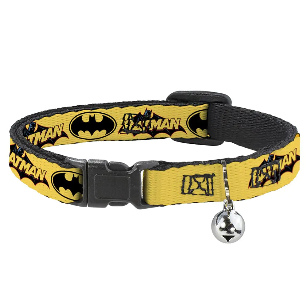 Batman Yellow Cat Collar