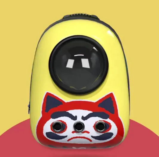 Transparent Kitty Capsule Backpack