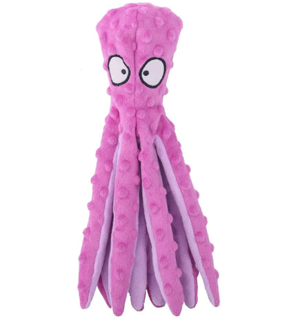 Plush Octopus Dog Toy