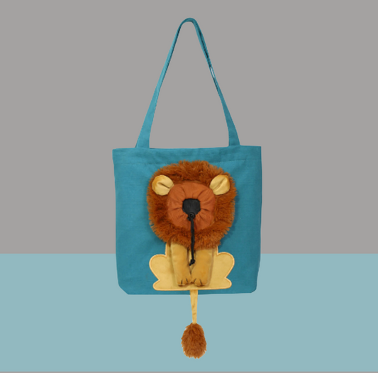 Lion Design Canvas Bag