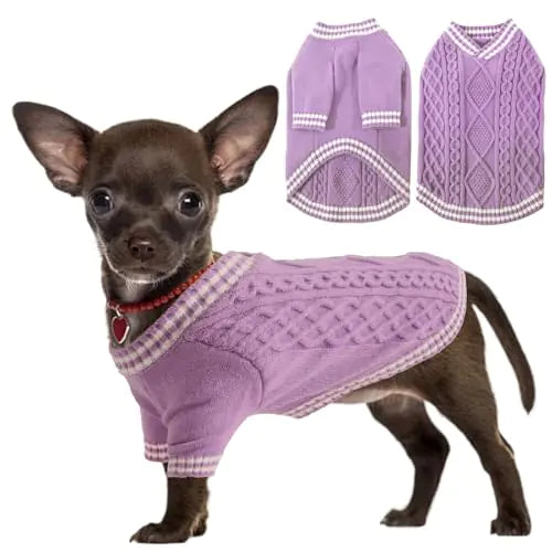 Purple Dog Sweater