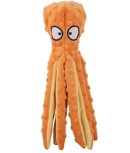 Plush Octopus Dog Toy