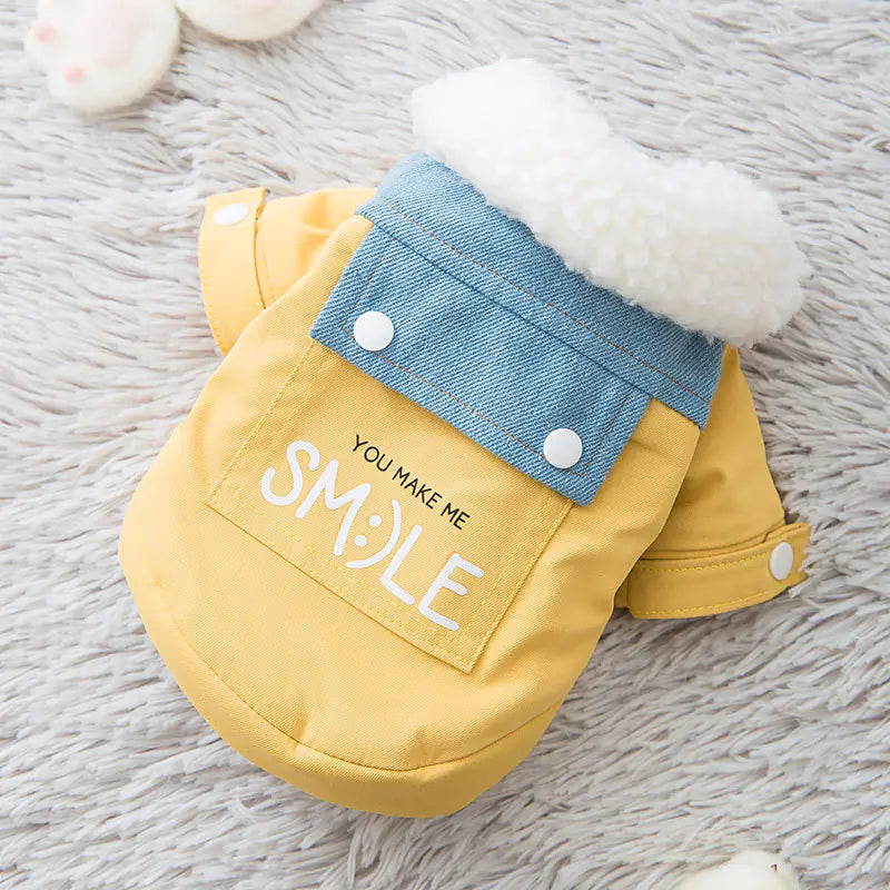You Make me Smile Dog Coat