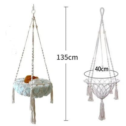 Makrome Cat Hammock