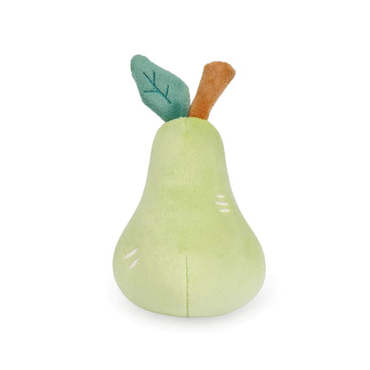 Pear Squeaky Plush Dog Toy