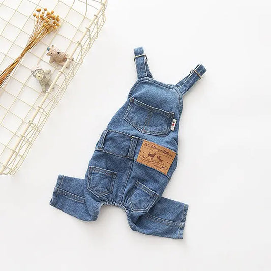 Denim Dog Jumpsuit